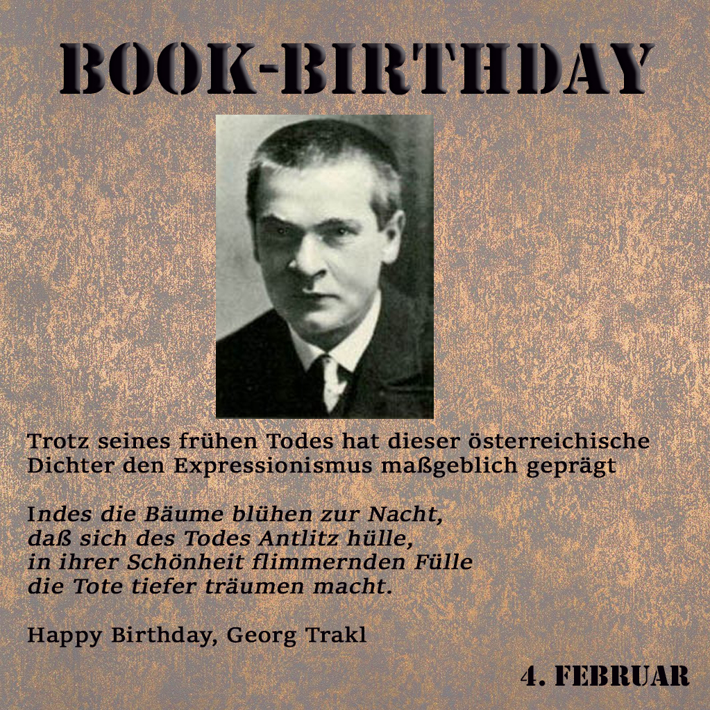 BookBirthday Georg Trackl