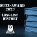 Skoutz-Award 2023, Longlist History 2023, Buchliste