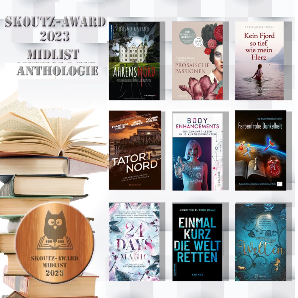 Midlist Anthologie 2023 Skoutz-Award Fenna W. Williams, Petra K. Gungl