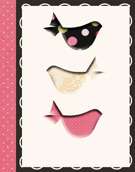 Cover von A5 Notizbuch Motiv Vögel