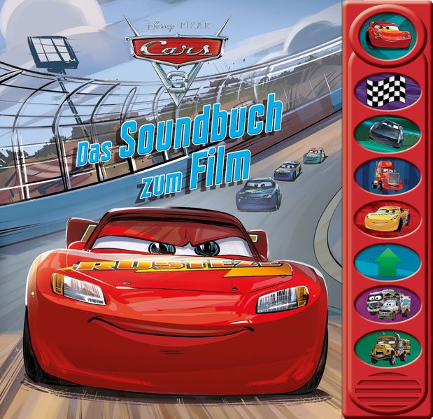 Cover von Cars 3 – Das Soundbuch zum Film – 8-Button-Soundbuch