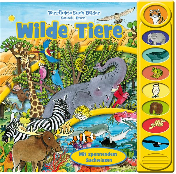 Cover von Wilde Tiere – 8-Button-Soundbuch