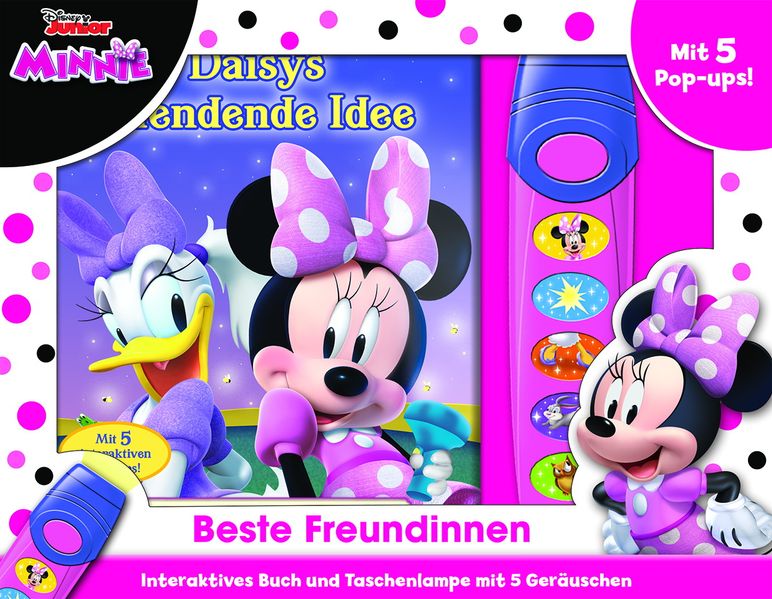 Cover von Disney Minnie – Beste Freundinnen – Pop-up-Buch mit Taschenlampe – Bilderbuch mit 5 zauberhaften Geräuschen