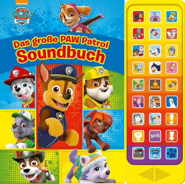 Cover von Das große PAW Patrol Soundbuch – 27-Button-Soundbuch mit 24 Seiten für Kinder ab 3 Jahren