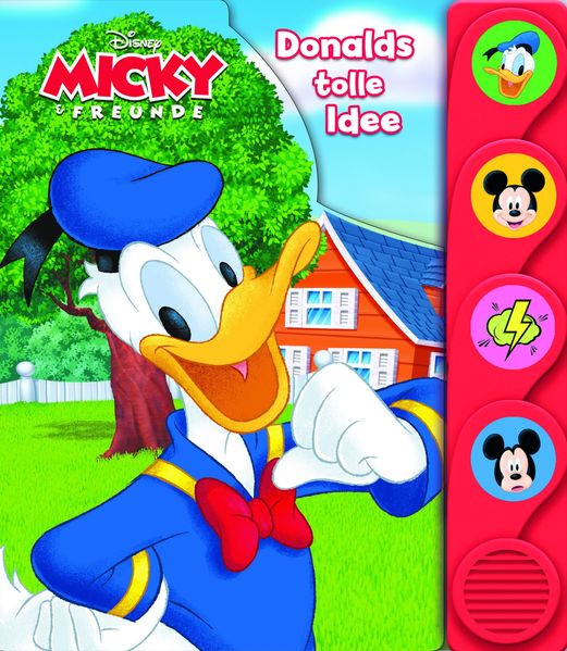 Cover von Disney – Micky und Freunde – Donalds tolle Idee – Silhouetten-Soundbuch