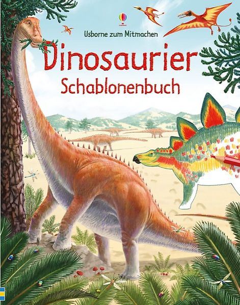 Cover von Dinosaurier Schablonenbuch