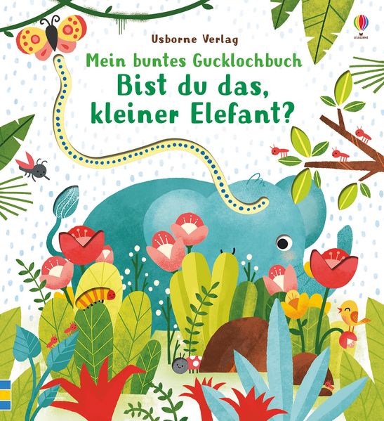 Cover von Mein buntes Gucklochbuch: Bist du das, kleiner Elefant?