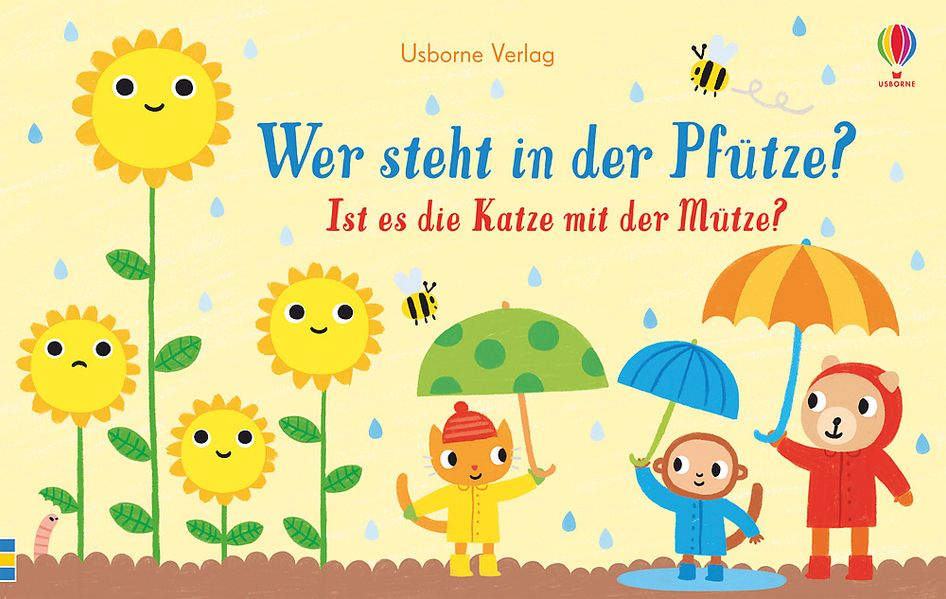 Cover von Wer steht in der Pfütze? Ist es die Katze mit der Mütze?