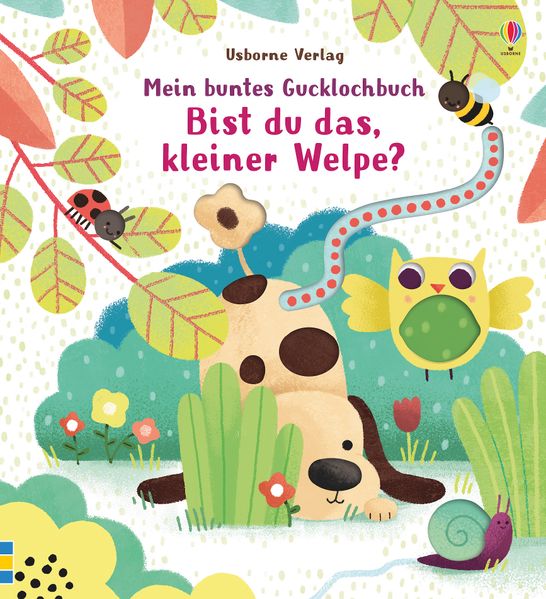 Cover von Mein buntes Gucklochbuch: Bist du das, kleiner Welpe?