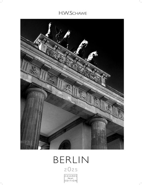 Cover von Berlin schwarz-weiss 2025 L 59x42cm
