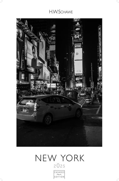 Cover von New York schwarz-weiss 2025 S 29x21cm