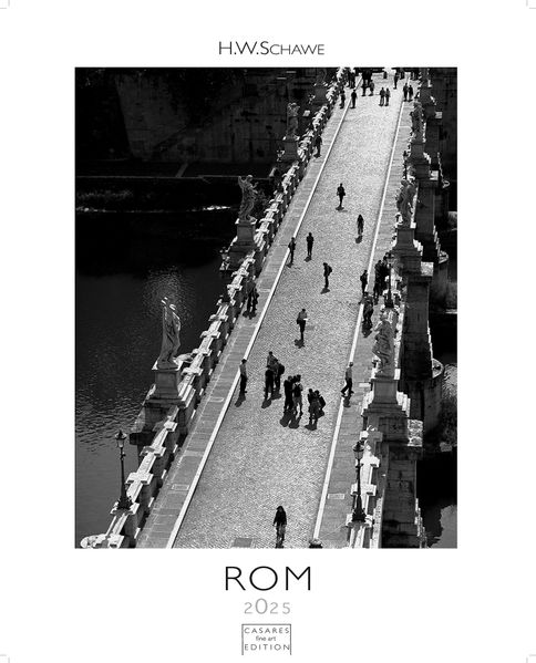 Cover von Rom schwarz-weiss 2025 L 59x42cm