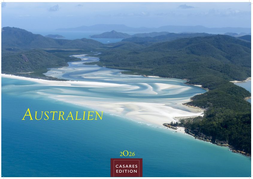 Cover von Australien Kalender 2026 – Wandkalender | Fotokalender Ozeanien 24x35cm – 12 atemberaubende Landschaften aus Down Under, perfekt als Geschenk & Wanddeko