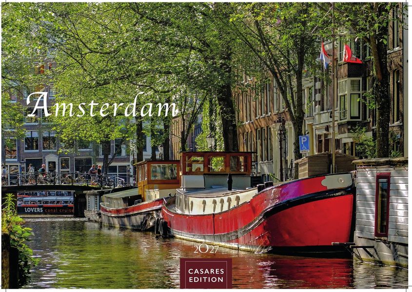 Cover von Amsterdam Kalender 2027 – Wandkalender | Fotokalender |Niederlande |Mitteleuropa 24x35cm – Atemberaubende Fotos von Amsterdams Sehenswürdigkeiten, Kanälen und kulturellen Highlights