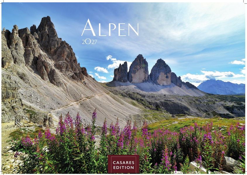 Cover von Alpen Kalender 2027 – Wandkalender | Fotokalender | Alpenkalender | Alpenländer 35x50cm Grosses Format – Hochwertiger. mit atemberaubenden Bergmotiven, Perfekt für Naturliebhaber & Bergfans