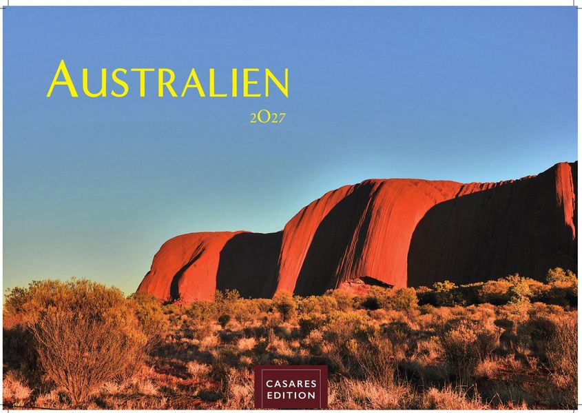 Cover von Australien Kalender 2027 – Wandkalender | Fotokalender Ozeanien 24x35cm – 12 atemberaubende Landschaften aus Down Under, perfekt als Geschenk & Wanddeko