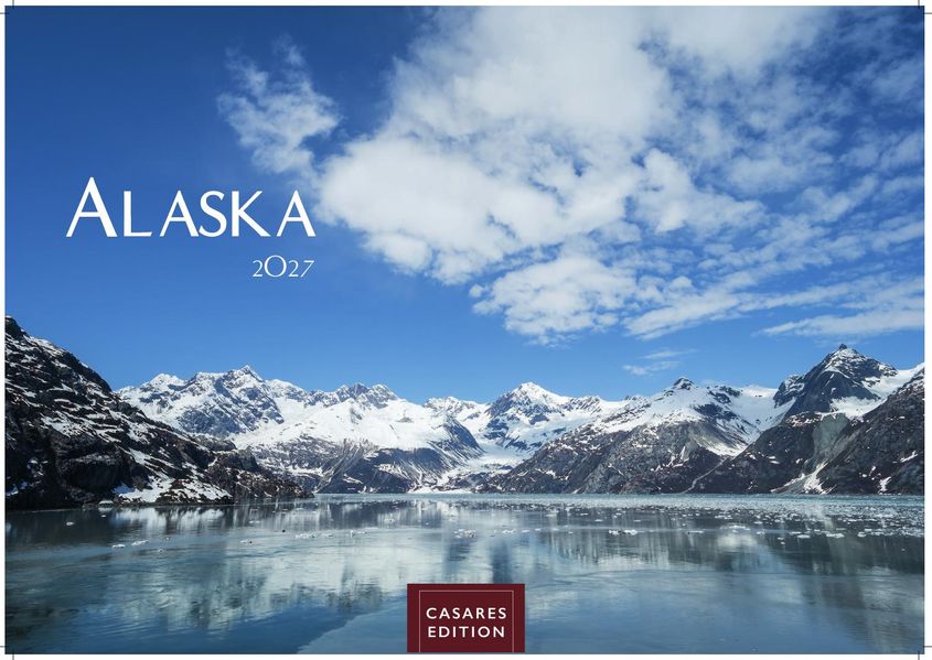 Cover von Alaska Kalender 2027 – Wandkalender | Fotokalender Nordamerika 35x50cm -mit beeindruckenden Naturmotiven, Gletscher, Wildnis und faszinierende Landschaften