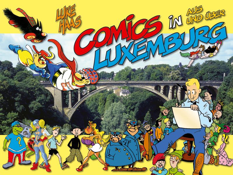 Cover von Comics in, aus und über Luxemburg