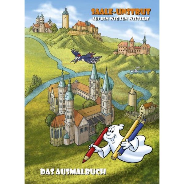 Cover von Saale-Unstrut auf dem Weg zum Welterbe – Das Ausmalbuch