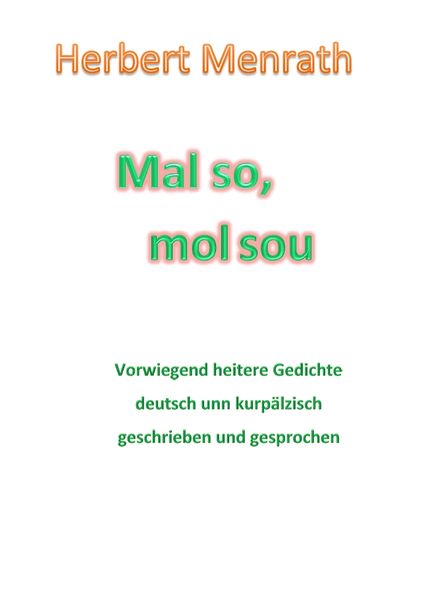 Cover von Mal so, mol sou