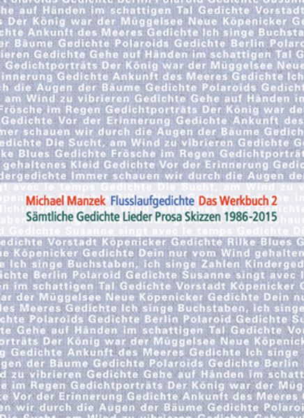Cover von Michael Manzek Die Gedichte Das Werkbuch Band 2
