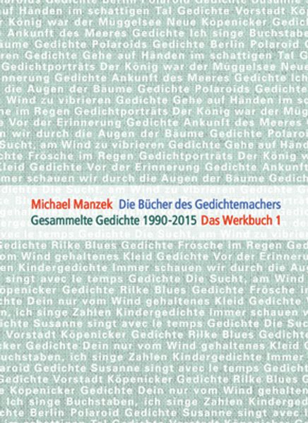 Cover von Michael Manzek Die Gedichte Das Werkbuch Band 1