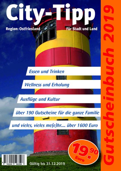 Cover von City-Tipp Gutscheinbuch Ostfriesland 2019