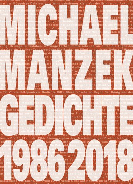 Cover von Michael Manzek Gedichte 1986-2018