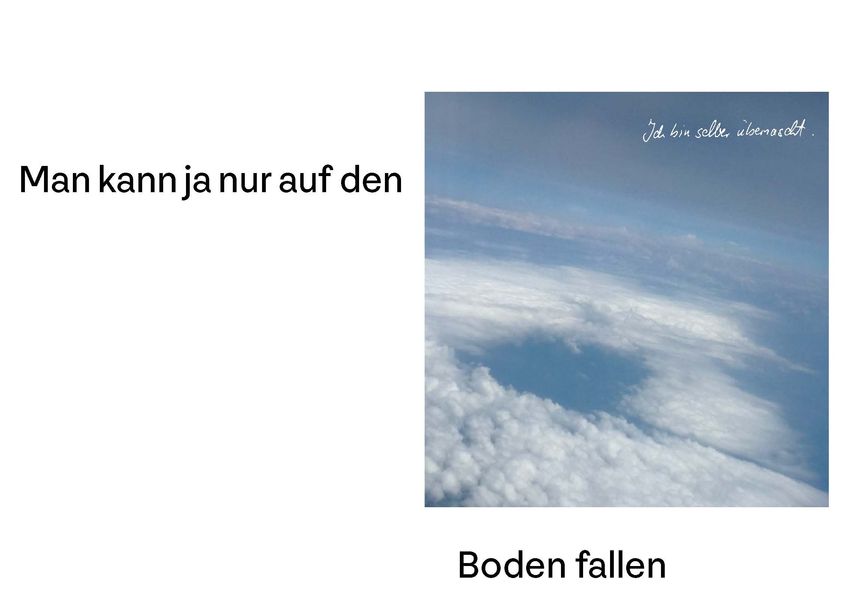 Cover von Man kann ja nur auf den Boden fallen