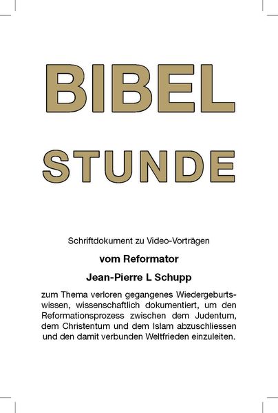 Cover von BIBEL STUNDE