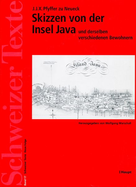 Cover von Skizzen von der Insel Java und derselben verschiedenen Bewohnern