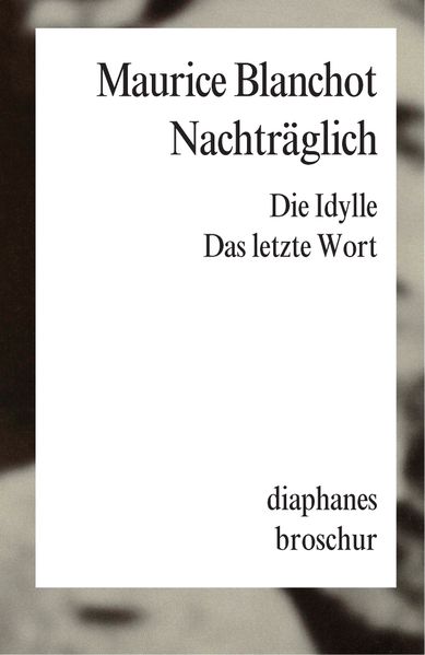 Cover von Nachträglich
