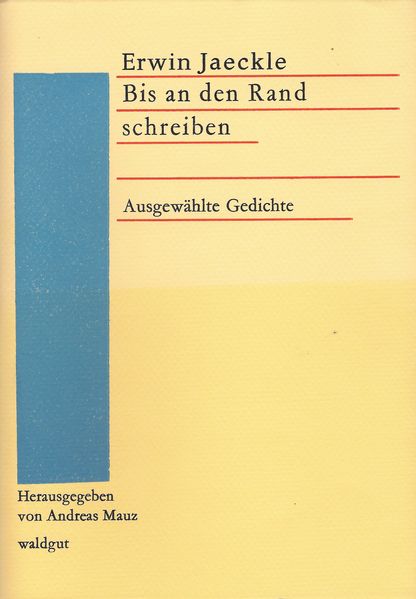 Cover von Bis an den Rand schreiben