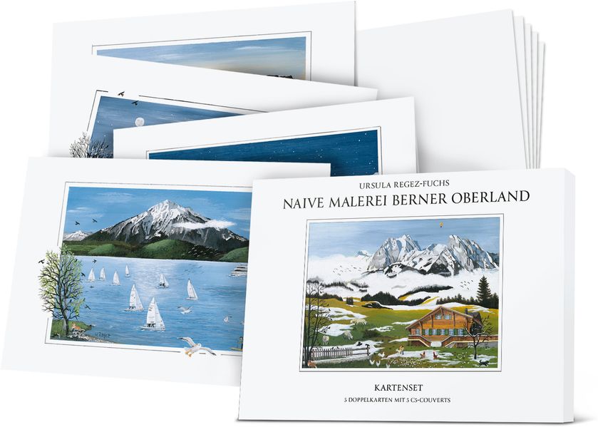 Cover von Kartenset Naive Malerei Berner Oberland