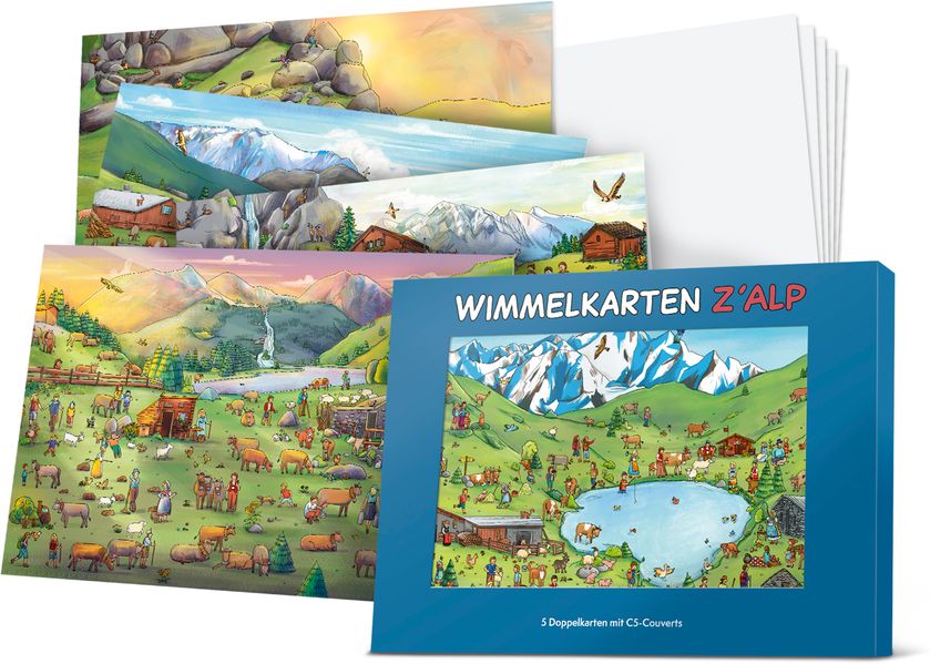 Cover von Wimmelkarten z’Alp