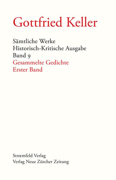 Cover von Sämtliche Werke. Historisch-Kritische Ausgabe / Historisch Kritische Ausgabe Band 9 und Band 10