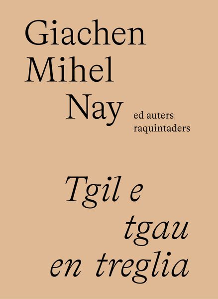 Cover von Tgil e tgau en treglia