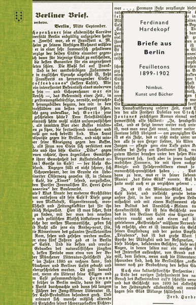 Cover von Berliner Briefe
