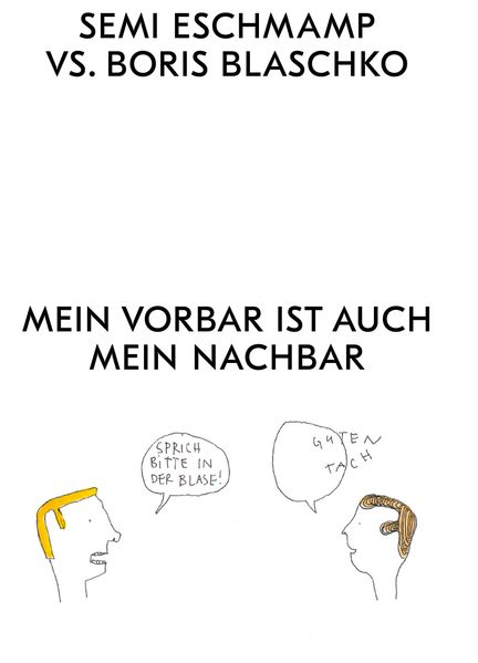 Cover von Mein Vorbar ist auch mein Nachbar