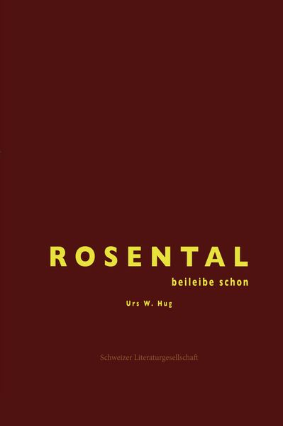 Cover von Rosental, beileibe schon