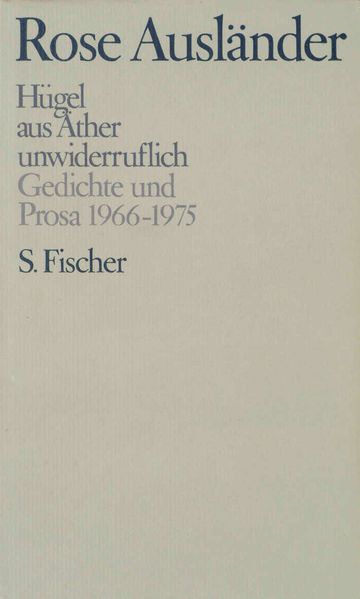 Cover von Hügel / aus Äther / unwiderruflich