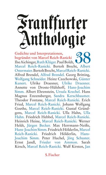Cover von Frankfurter Anthologie