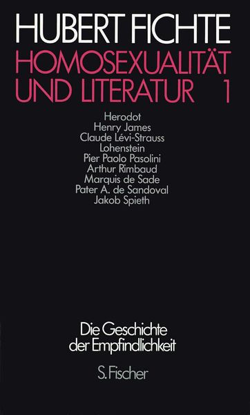 Cover von Homosexualität und Literatur 1