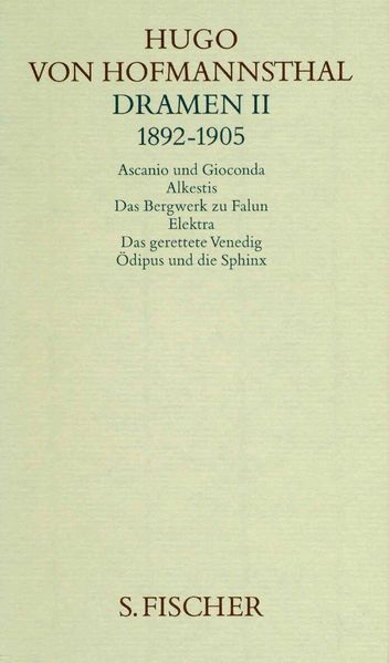 Cover von Dramen II. 1892-1905