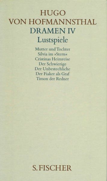 Cover von Dramen IV. Lustspiele