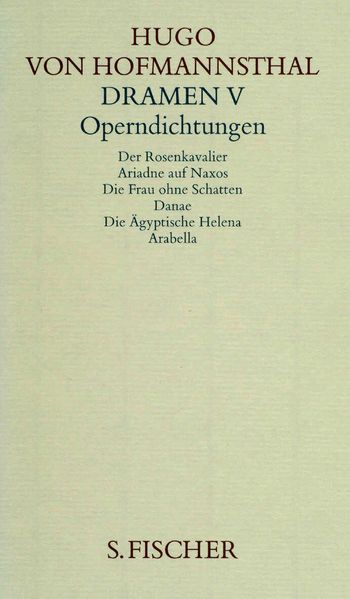 Cover von Dramen V. Operndichtungen