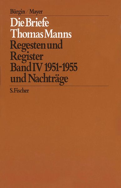 Cover von Die Briefe von 1951 und 1955 und Nachträge