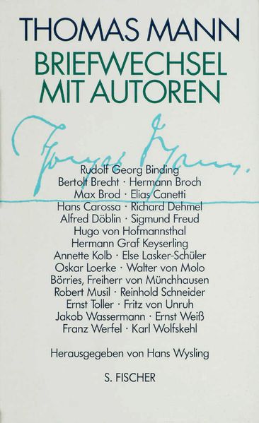 Cover von Briefwechsel mit Autoren