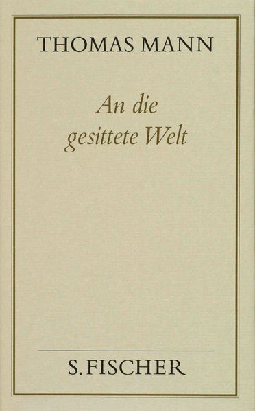 Cover von An die gesittete Welt