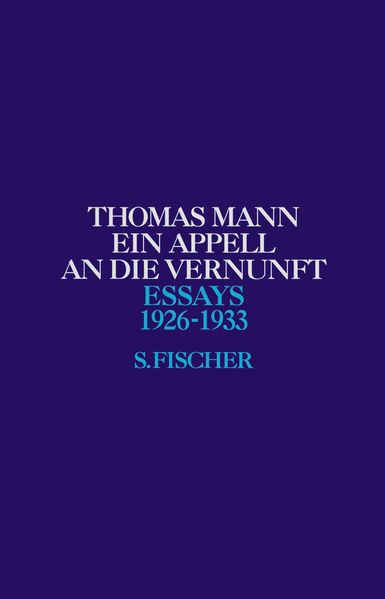 Cover von Ein Appell an die Vernunft